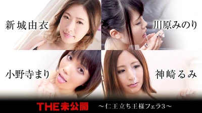 THE Unreleased ~ Standing King Blowjob 3 ~ Yui Shinjo, Minori Kawahara, Mari Onodera, Rumi Kanzaki