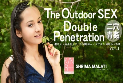 金8天国 1696 金髪天国 The Outdoor SEX Double Penetration 二穴青姦 SHRIMA MALATI / シリマ マラティー