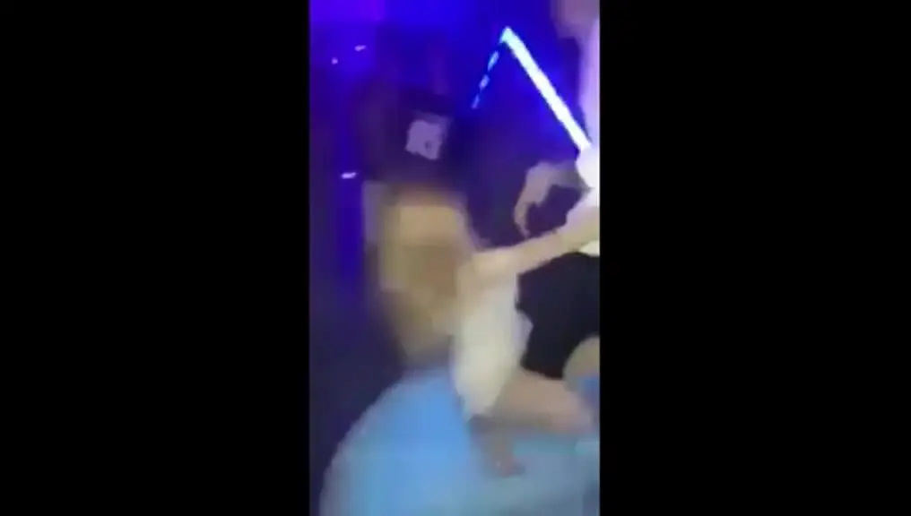 Stress relief or fornication? Real record of orgy in a nightclub! Naked men and women rub and twist each other, all touching each other: kneeling down and begging for the name of the store to be revealed