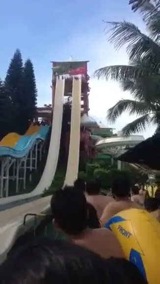Instructions for correct use of waterslides