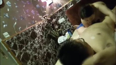 Go to the sauna to relax on Singles' Day. It's more fun to tease the massage girl before having sex!