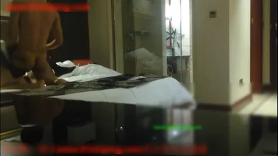 Secretly filming the whole process of having sex with a peripheral girl wearing a nurse uniform and picking up a client