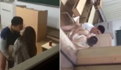 Going viral! A clip of a 16-year-old male student's "Classroom