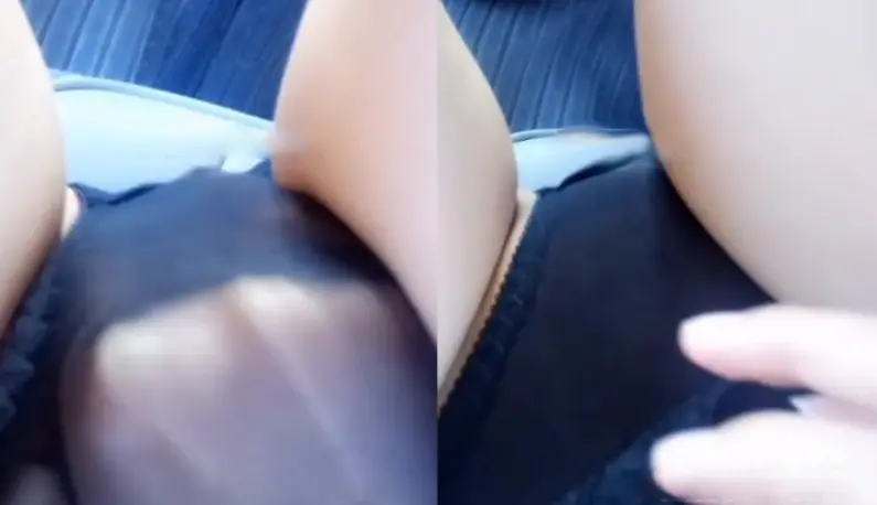 Huge white jade mochi ~ the latest VIP exclusive video ~ a cool masturbation video on a black car leaked!!