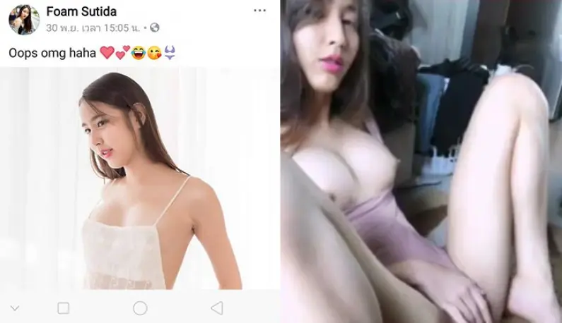 [Southeast Asia] Thai pretty girl anchor ~ online nude chat with godfather leaked ~ (8)