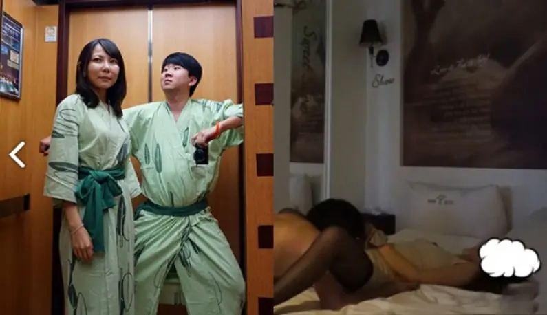The video of South Korea's second-generation rich man and his internet celebrity girlfriend leaked out. The fourth part shows the two humanoid centipedes ~ the wonderful combination of mouth and boobs ~
