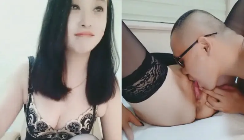 Mr. Lei, whose business failed, and his mistress entered the world of naked chat!! They licked the pink pussy until it leaked!!