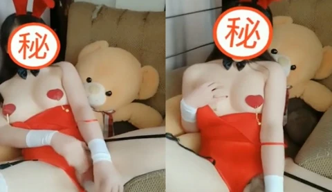 網红少女惡犬~水晶棒強勢插入!!兔女郎不上賭桌只想讓床單濕一片~