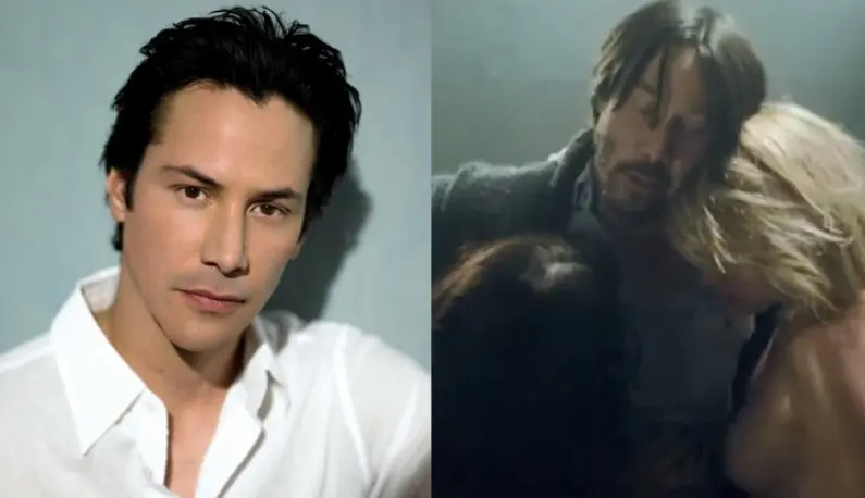 [Europe and America] Can Keanu Reeves resist the passionate invitations of two girls in the movie "The Hot Girl Knocks on the Door"?