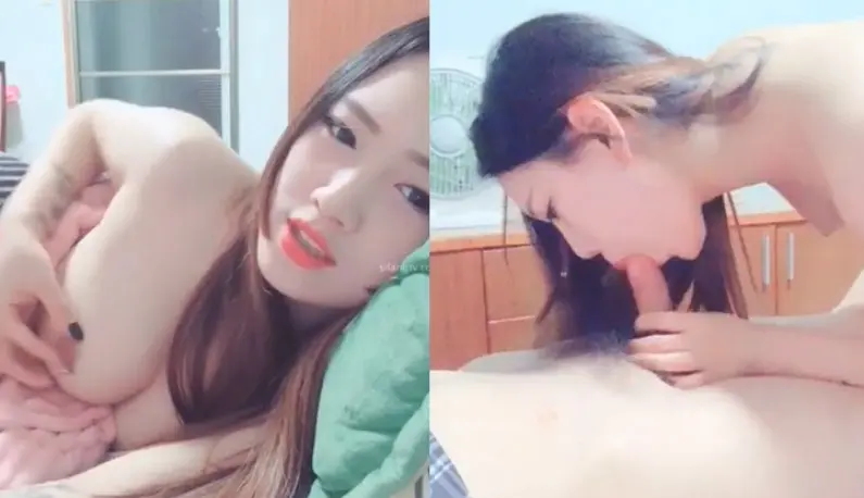 The celebrity-looking and temperamental sister Xiao Zhu~ had a super sweet and passionate sex with her live-in boyfriend and ended up cumming hard!!