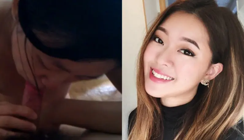 A video of a school girl with beautiful breasts and her boyfriend having a big blow job leaked ~ When I knew you were in love ~