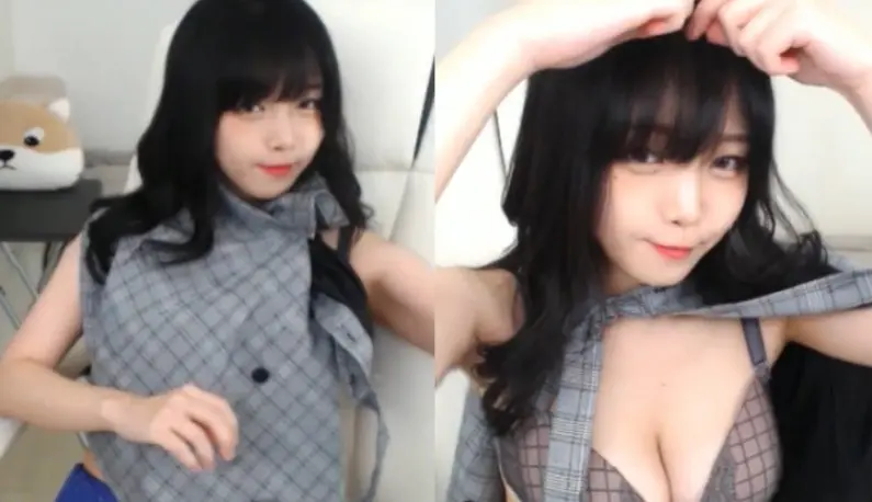 [Korea] Innocent anchor shows off her big breasts~ I didn’t know they were so big before I took them off!!!!!