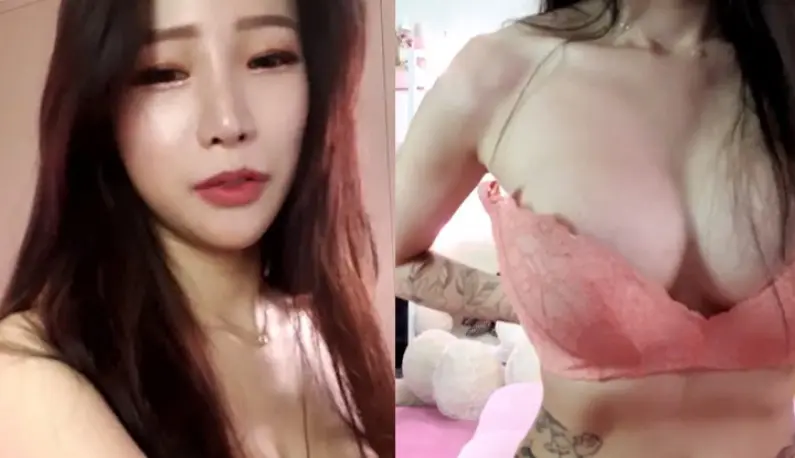 [Korea] Tattooed sexy anchor~Twists her waist and swings her hips to show off her breasts and dance~