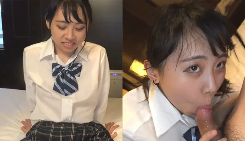 [Japan] A big-eyed school girl was fucked until her eyes were blurry. After she was done, she almost had no energy to speak~~