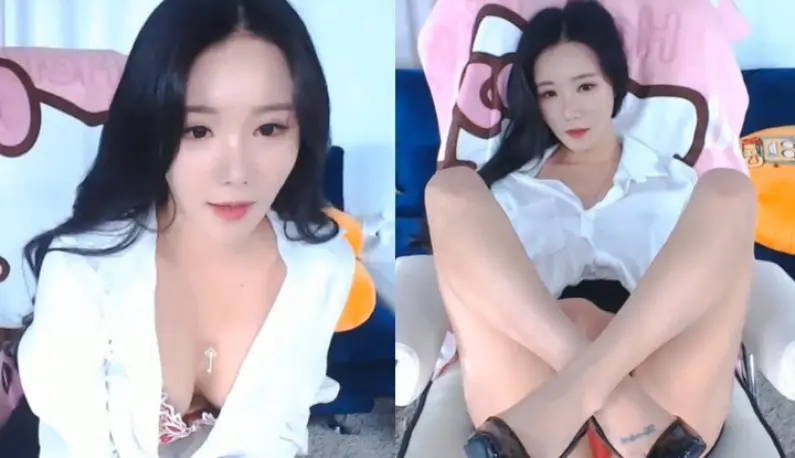 [South Korea] The OL quickly started the show after get off work~ She had already worn her sexy panties~ It’s a pity that no one in the office noticed~