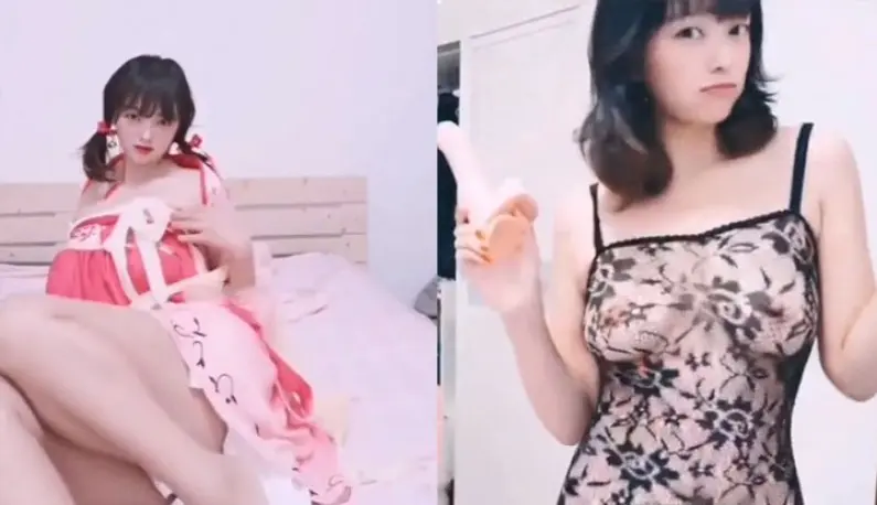 A short video of a post-00s Douyin girl having sex with her boyfriend leaked! No condom penetration with beautiful figure~