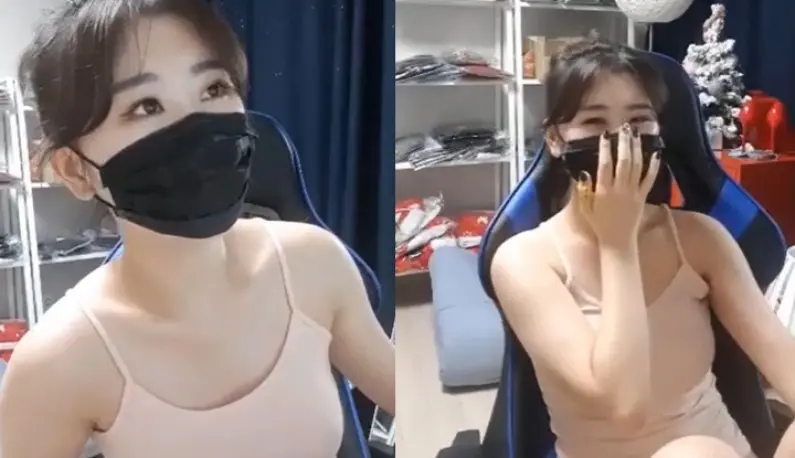 [South Korea] The girl wearing a mask is washing her pussy~Dads are shaking their vaginas all the time!