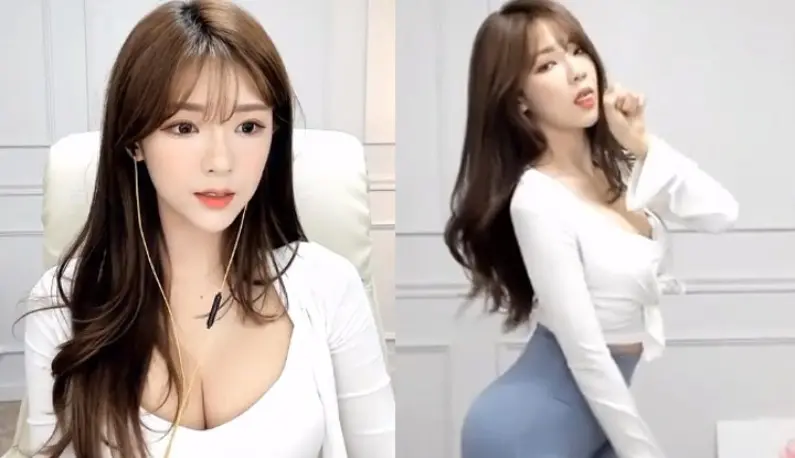 [Korea] The busty girl with surging breasts is also very sexy when she twists!