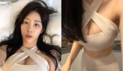 [Korea] The sexy live-streaming girl’s career is too deep, cooking, eating and broadcasting makes people can’t take their eyes off her chest~