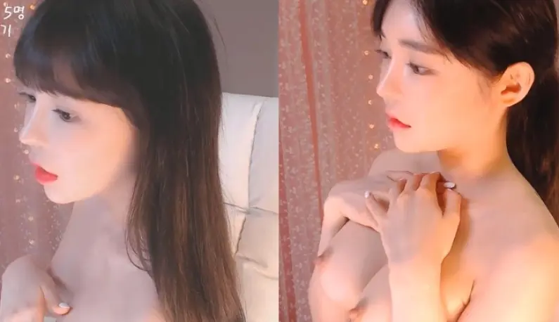 [Korea] The beautiful anchor and the little white cat next to her compete with each other to see how sexy they are.