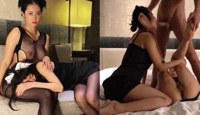 Kyoto young model "Yao Yao" and her girlfriend play with each other's vaginas, and then serve their foreign boyfriend together