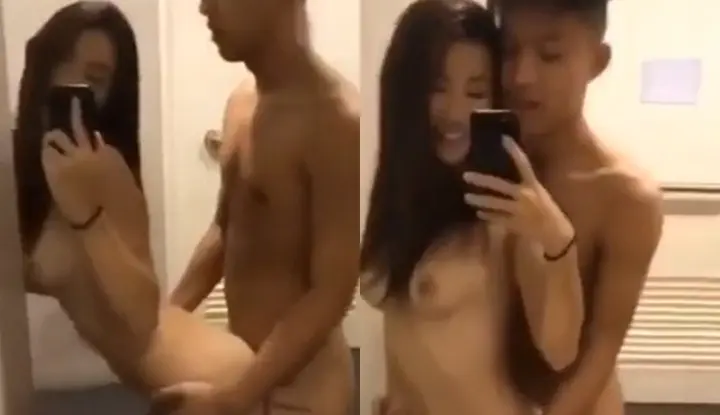 [Hong Kong] The pretty little girlfriend is so ruthless~ She still stands up and pushes her boyfriend’s cock!