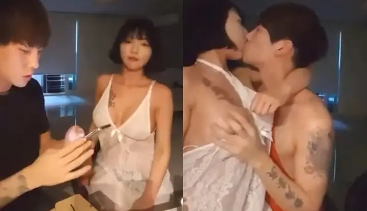 [South Korea] A sweet couple drank and punched each other, and the loser put on sexy pajamas ~ I didn’t expect that my girlfriend was too sexy and wanted to