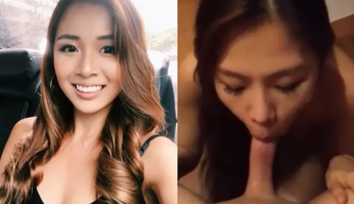 [Singapore] A video of a pretty girl eating a penis was leaked by her ex-boyfriend. Look how enthusiastic she is eating~