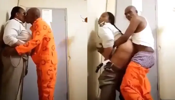 [歐美] 姦獄情緣真實上演～南非女與犯人在監獄激情影片網瘋傳！