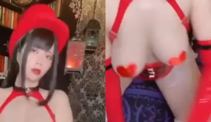[Hong Kong] "Electronic Girl" paid video leaked 3 ~ The busty Queen of Hearts appears!