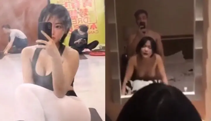 Sex video with Shanghai fitness beauty leaked ~ amazing figure