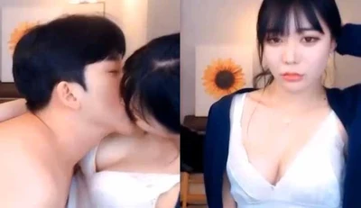 [韩国] 俊男美女直播秀～舔舔美乳的浪漫氛围真享受