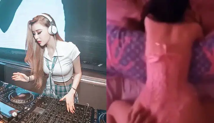 The scandal was exposed on the Internet ~ The sex video of a hot female DJ leaked! Hot on stage, wild in bed