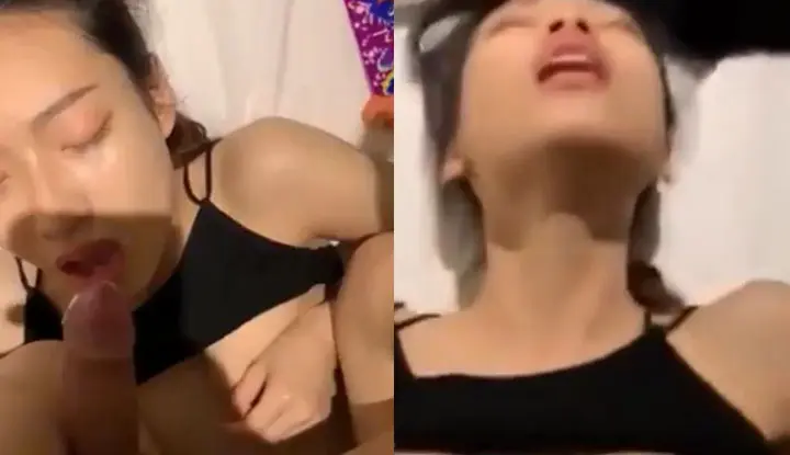Hangzhou sophomore school belle shows face and blowjob, facial cumshot~She’s pretty and very coquettish