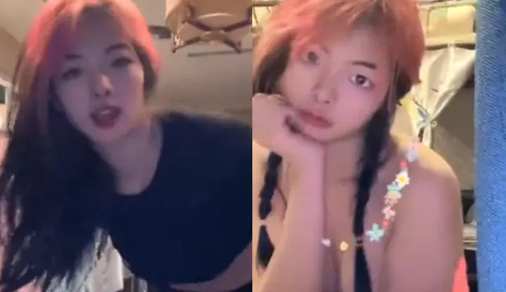 The Internet scandal ~ Douyin celebrity Jiang O! Selfie incident while watching TV