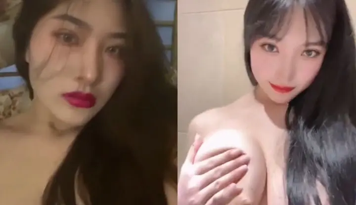 Internet exposure incident ~ The best Internet celebrity model, the video of stripping off clothes and revealing breasts leaked
