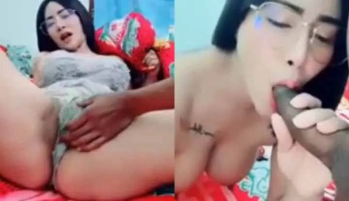 [Thailand] Touching her pussy and accidentally turning on the lewd switch ~ The bespectacled beauty instantly became sexy