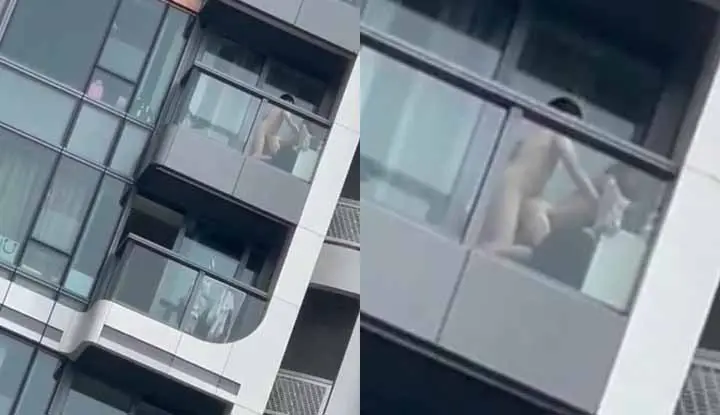[Hong Kong] The 16-second video of the men and women's "passionate battle" on the balcony went viral! Passersby were all stunned