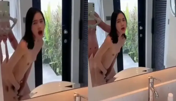 [泰国] 到了饭店约会～就是要到镜子前操女友看看淫荡的表情