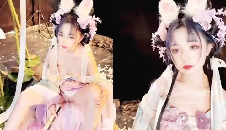 The best cos girl, Meow Xiaoji~a pretty girl in ancient costume with super delicious pussy