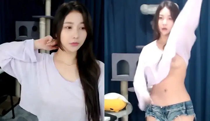 [Korea] IG piano net beauty, live broadcast sexy dance accidentally leaked!