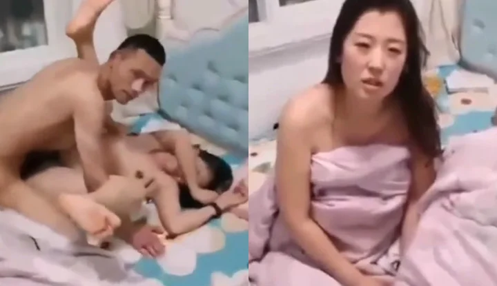 中國山東人妻與小王偷情遭抓姦在床 綠帽夫拍攝「活塞運動」反應太冷靜！