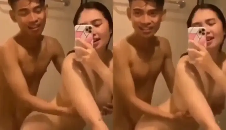 [Philippines] The slutty girlfriend loves to have sex while looking in the mirror and also records the happy time