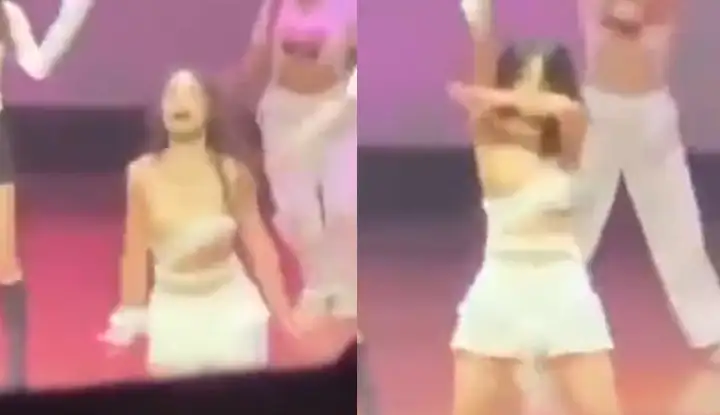 Wave after wave! "Female College Student Shows Up in Dance at New Year's Party" Her classmates helped her cover her breasts and insisted on finishing the dance!