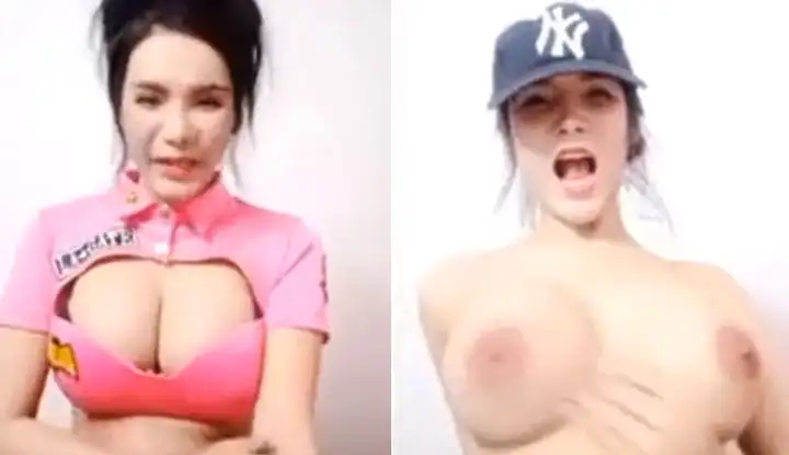 [Thailand] A hot live broadcast of a big-breasted sister, stripping off her clothes, shaking off her breasts and digging her pussy