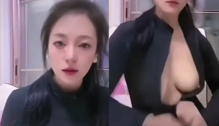 I can’t stand being ridiculed for fake breasts! The revealing video of Chinese live broadcaster "Nicole" stripping off her clothes for a breast test went viral!