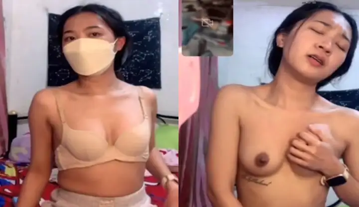 [Thailand] Exciting video sex, the sexy girl with beautiful breasts doesn't even cover it with a mask!