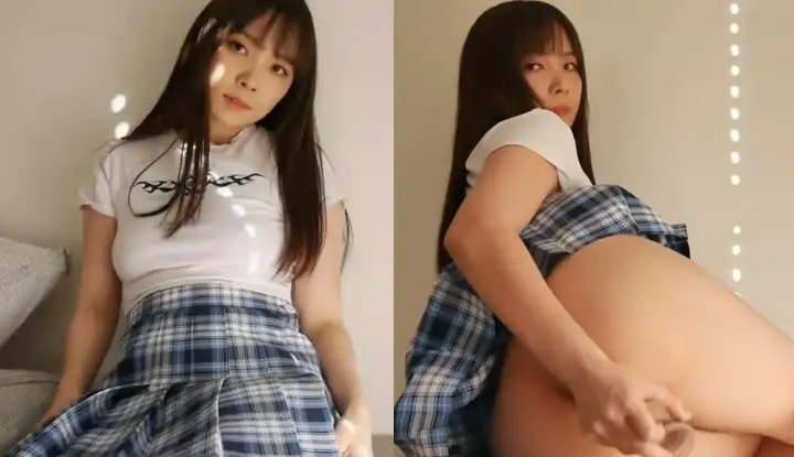 [Japan] Yuna, the top internet celebrity goddess from O Station, masturbates in ecstasy in casual clothes